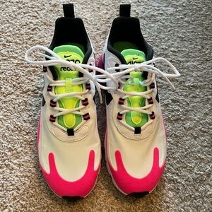 Nike Air Max 270 React Pink, white, green